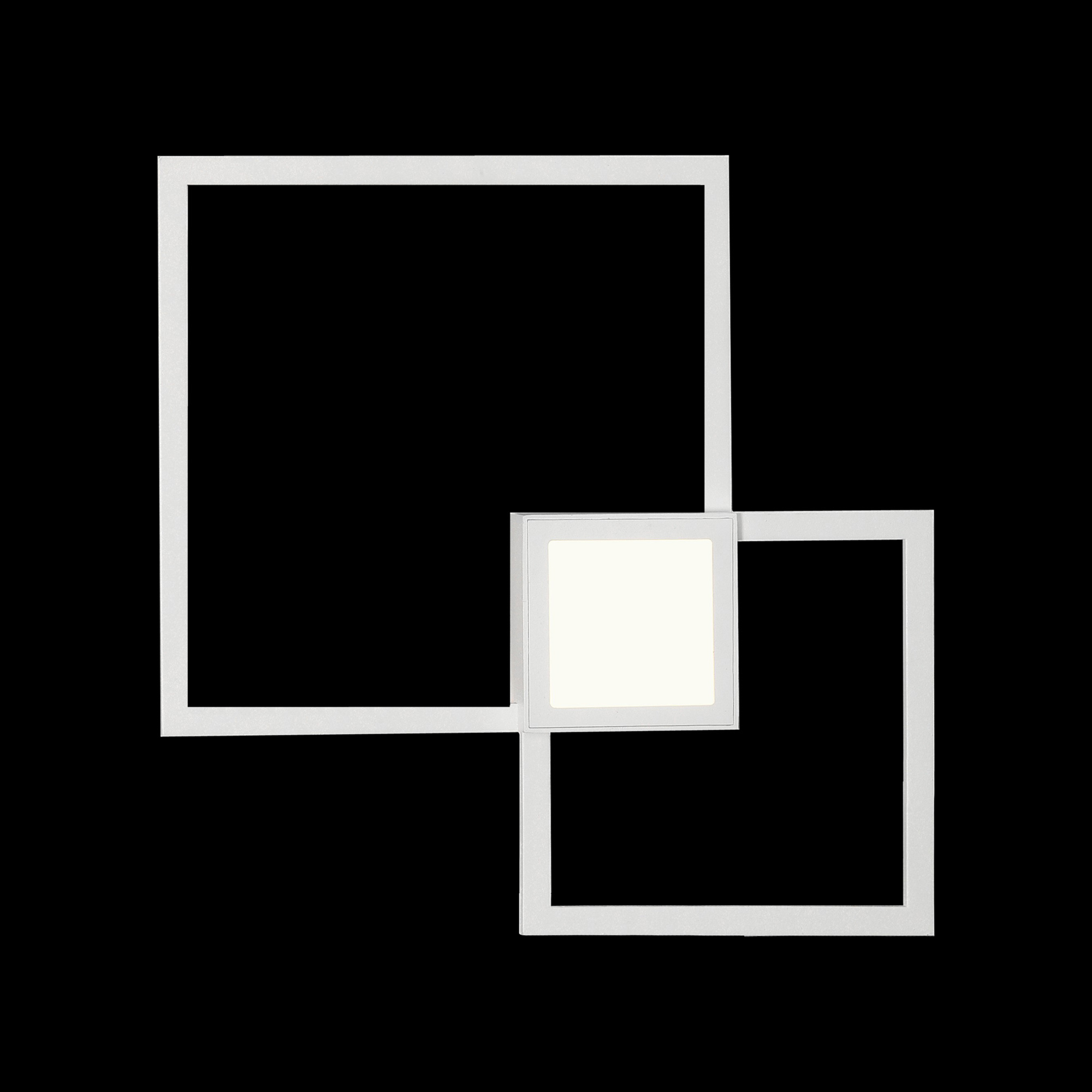 Mural White Wall Lights Mantra Fusion Flush Wall Lights